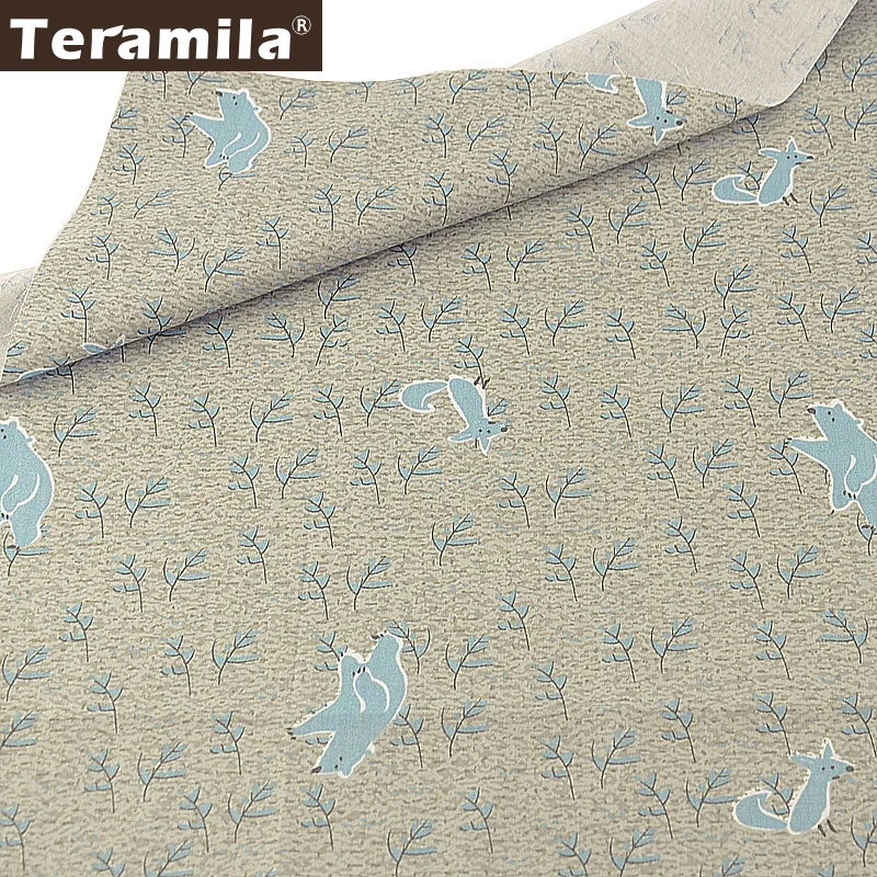 Teramila ледяные животные дизайн текстиль постельное белье из саржи DIY лоскутное Telas швейный материал ХЛОПОК стеганая ткань Tissu 6 шт./лот
