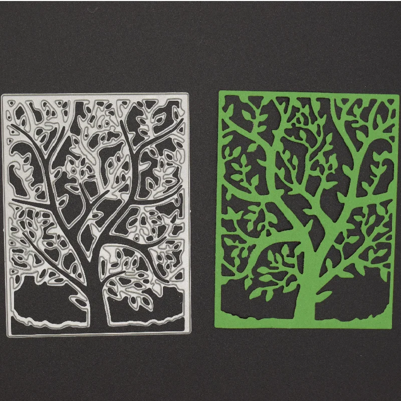 

Tree Metal Cutting Dies Plant Dies For Scrapbooking Embossing Dies Cut Stencils DIY Decoration Metal Paper Cards Template