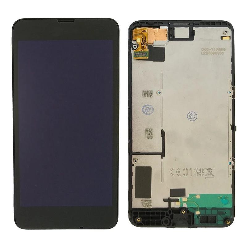 ЖК дисплей для Nokia Lumia 630 N630 с дигитайзером сенсорного экрана и рамкой крышкой