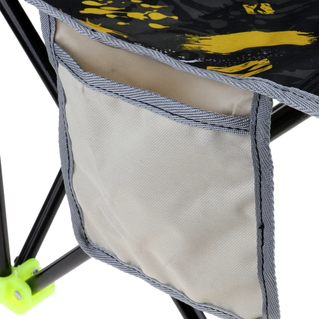 Fodable Camping Chair Outdoor Picnic Fishing Travel Portable Seat with Steel Frame Oxford for Garden Party Backyard Beach