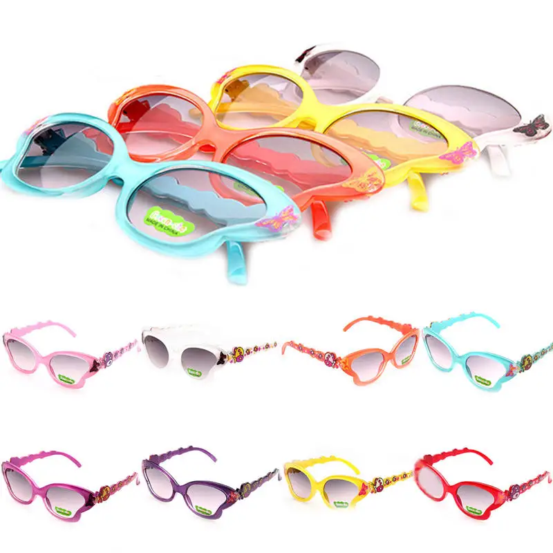 2017 New Brand Butterfly Sunglasses For Children Anti UV Wholesale