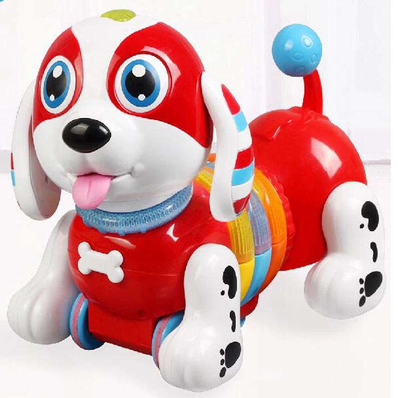Детский робот собака игрушка Электронное Дистанционное управление Интерактивная пение танцы робот собака игрушка для детей Подарки