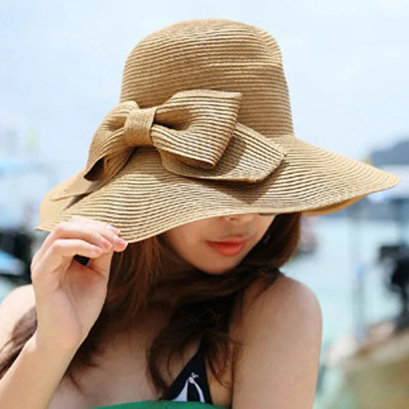 Sombrero mujer богемная модная женская Солнцезащитная шляпа летняя широкополая шляпа от солнца пляжная шляпа с широкими большими полями пляжная соломенная шляпа sapka
