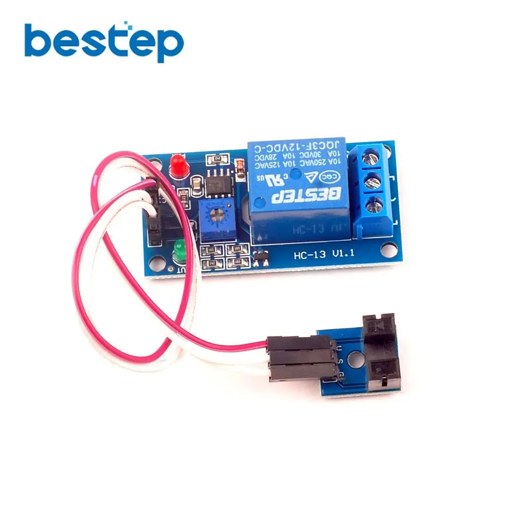 

DC 12V 1 Channel Relay Module Groove Type Optical Coupler Trigger Speed Sensor Relay Module