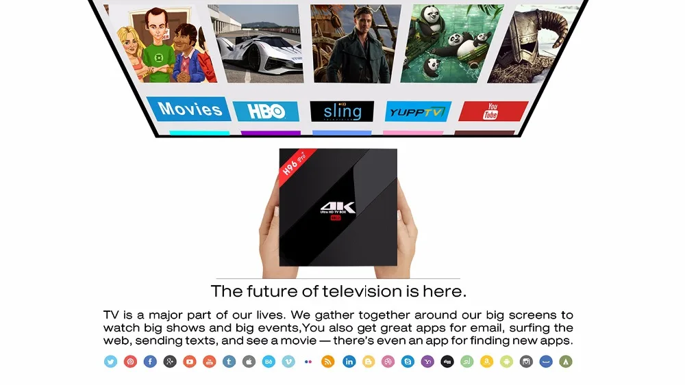 H96 pro-S912 android 7.1 marshmallow tv box 2g_16g double wifi