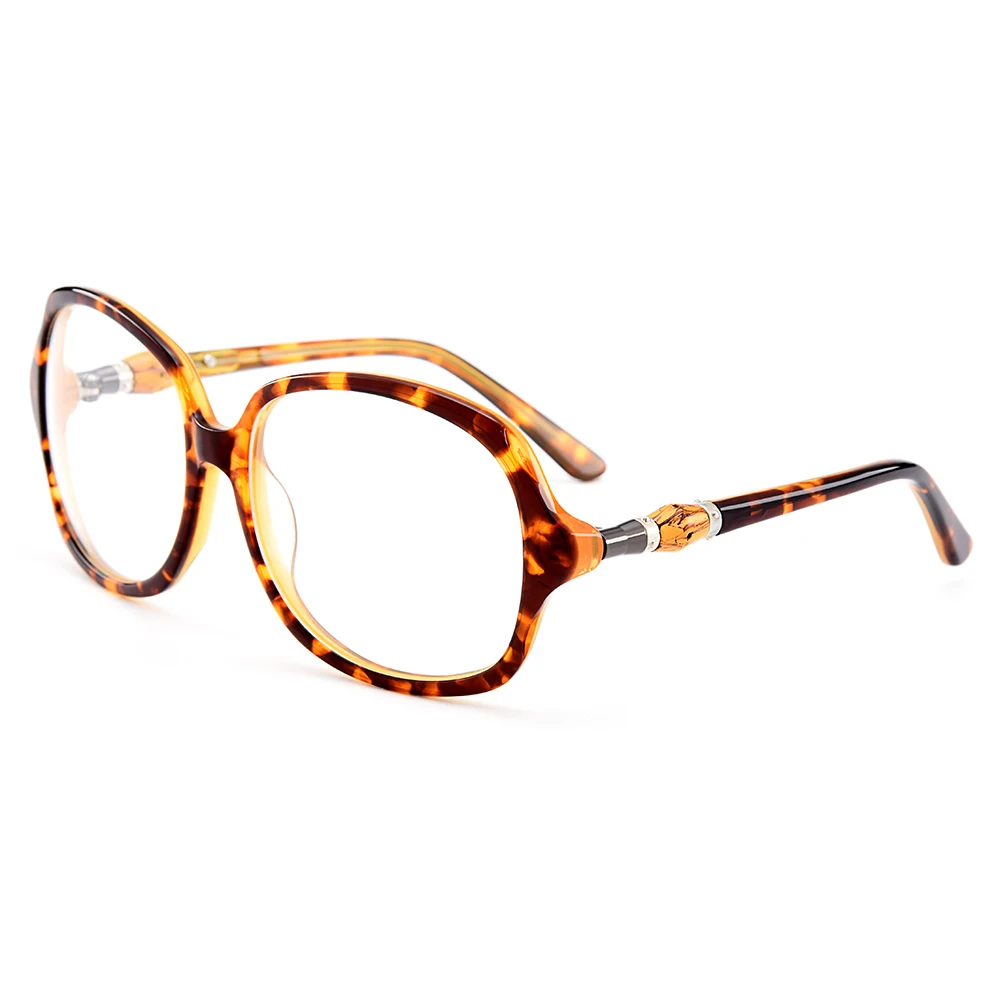 BAONONG New Arrival Fashionable Big Face Style Acetate Optical ... Big Frame Prescription Glasses