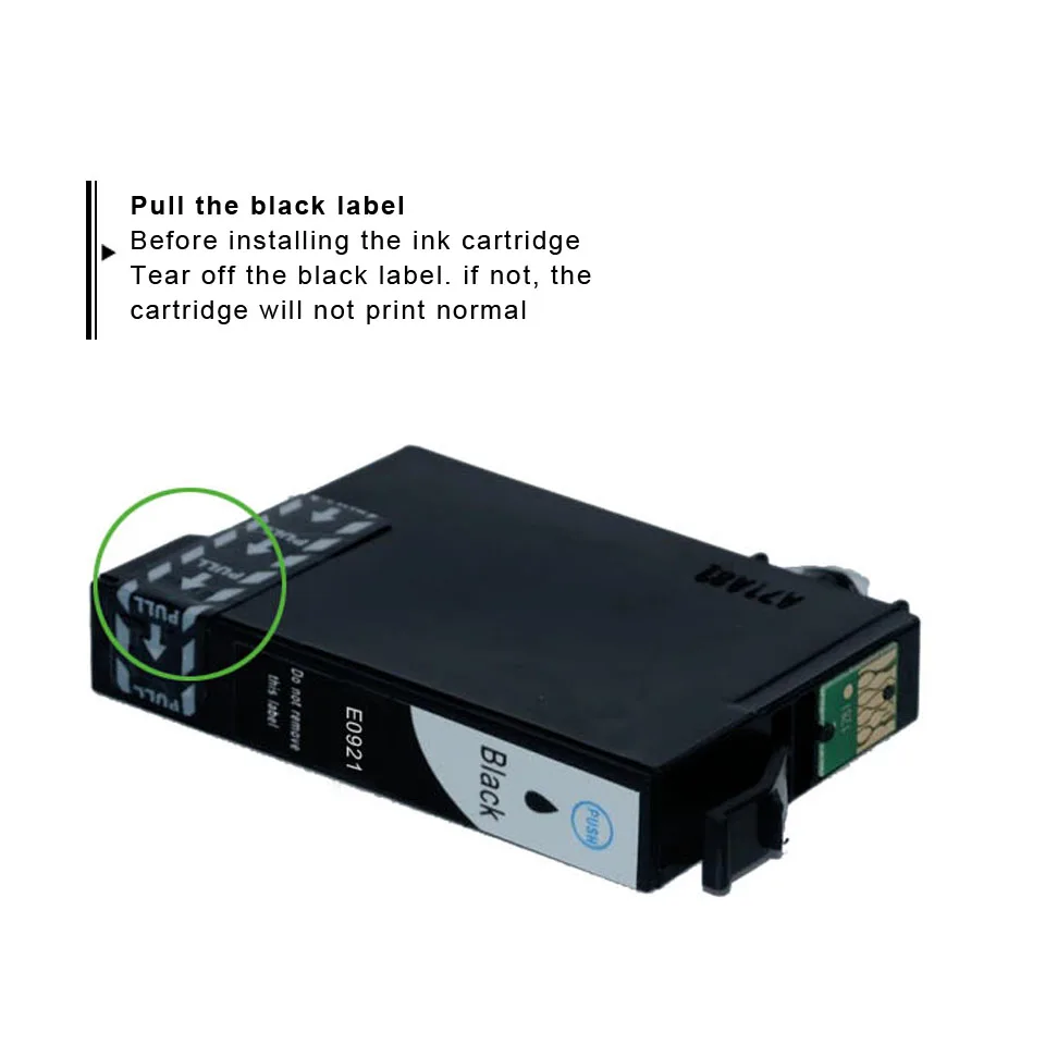 Картридж T0921 для принтера Epson T0921N картридж с чернилами и чипом Stylus TX117 TX119 TX109 TX106 T27