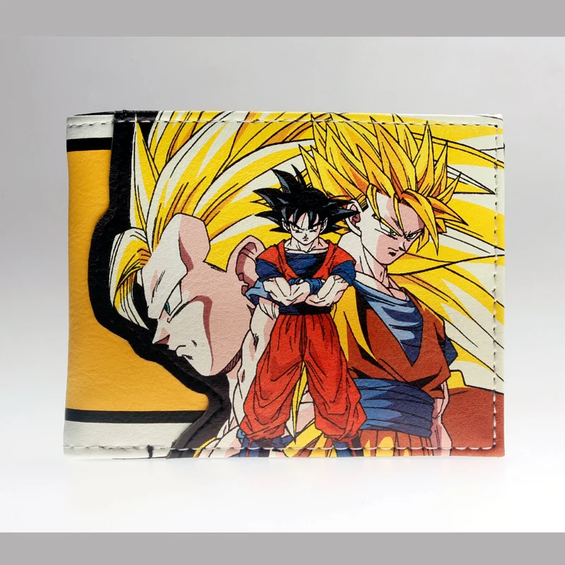 

Dragon Ball z Wallet Characters Bi-Fold Wallets for Men Women Boys