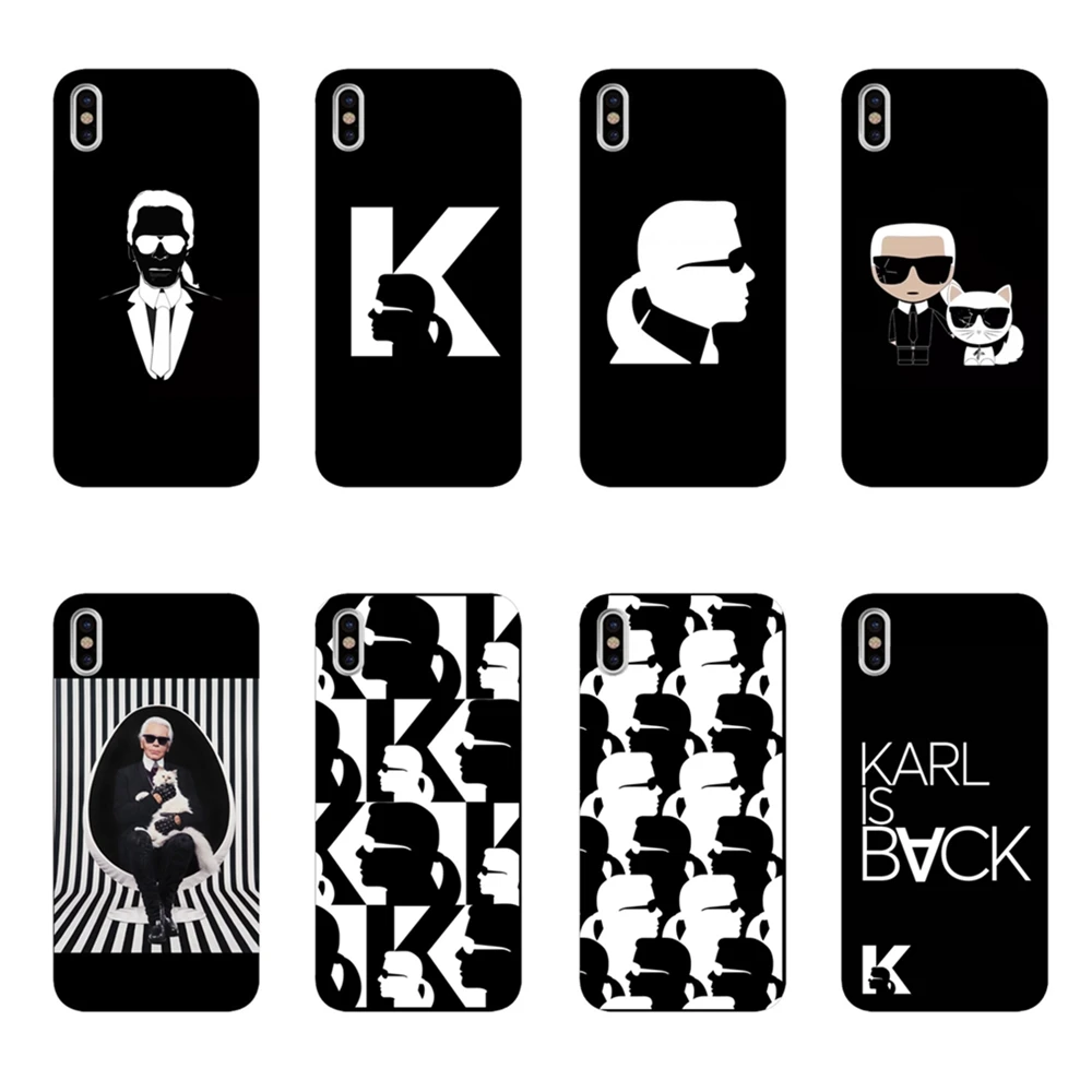 

Fashion Karl lagerfeld phone cover case for iPhone 11 Pro MAX 2019 SE 5 5S 6 6S 7 8Plus MAX XR XS X10 Soft TPU phone back cover