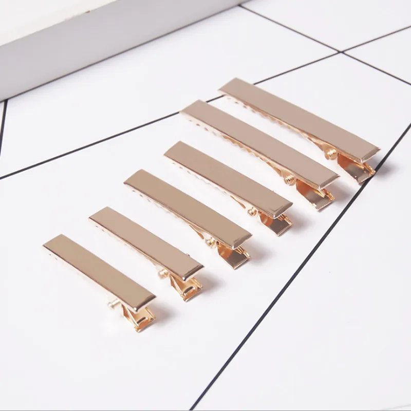 20 шт 41 46 56 76 мм золото KC металлические заколки-Аллигаторы для ...