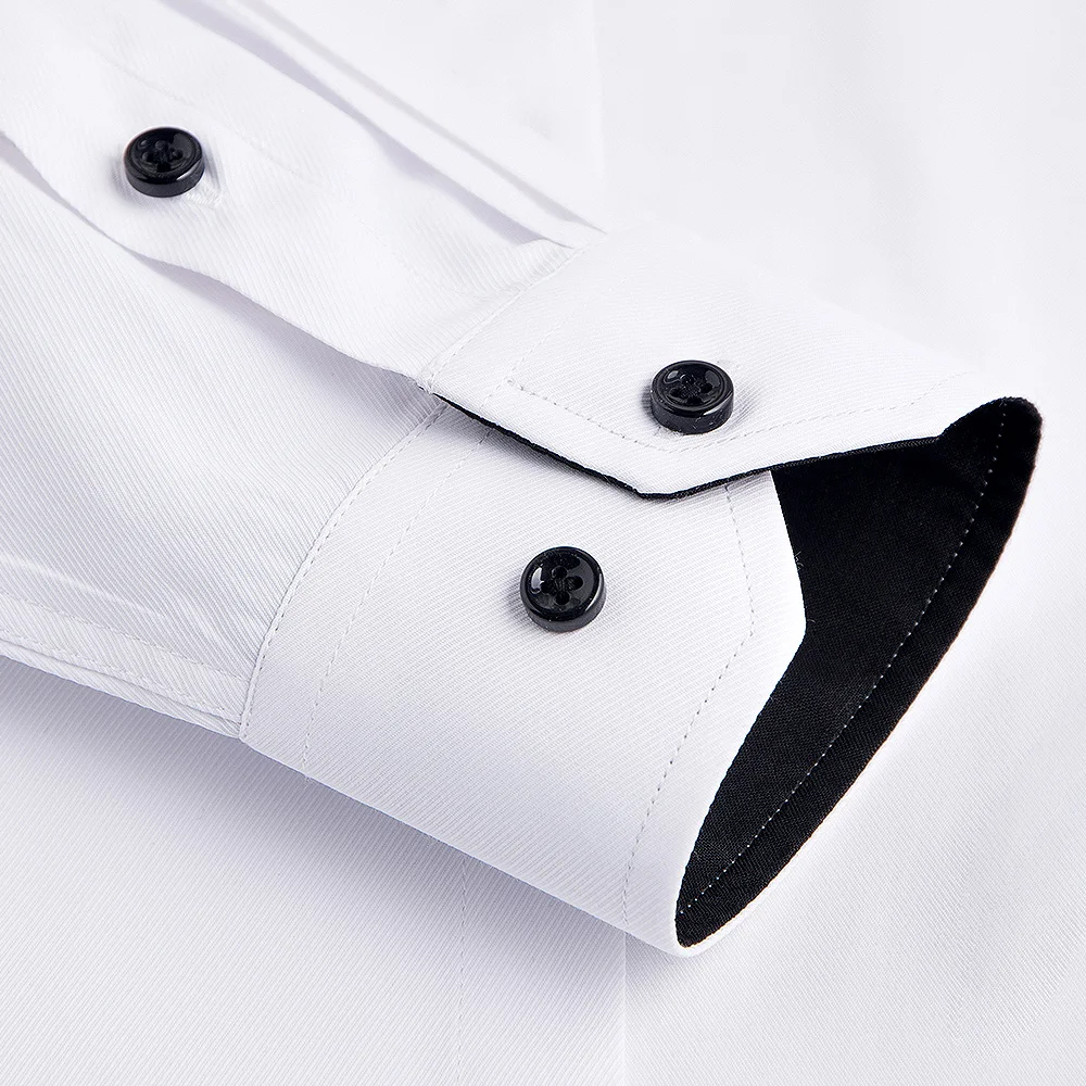 Men Fashion Causal Long Sleeved Shirt Social Business Brand Soft Weeding White Shirts DS278 dress shirts men casual shirts