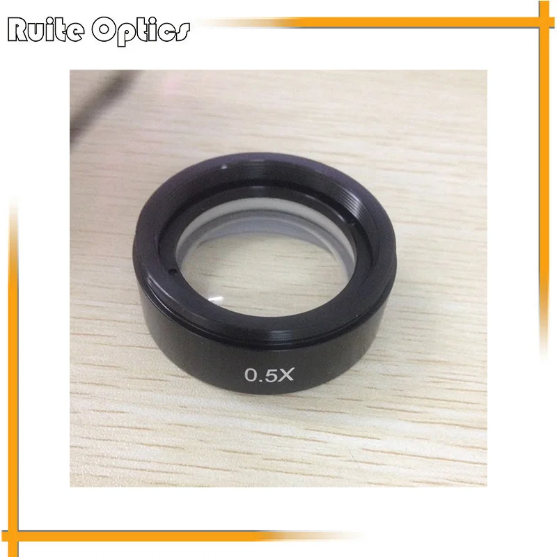 

1PC 0.5x Stereo Microscope Auxiliary Objective Lens Attachment Objective With Mounting Thread M42X0.75