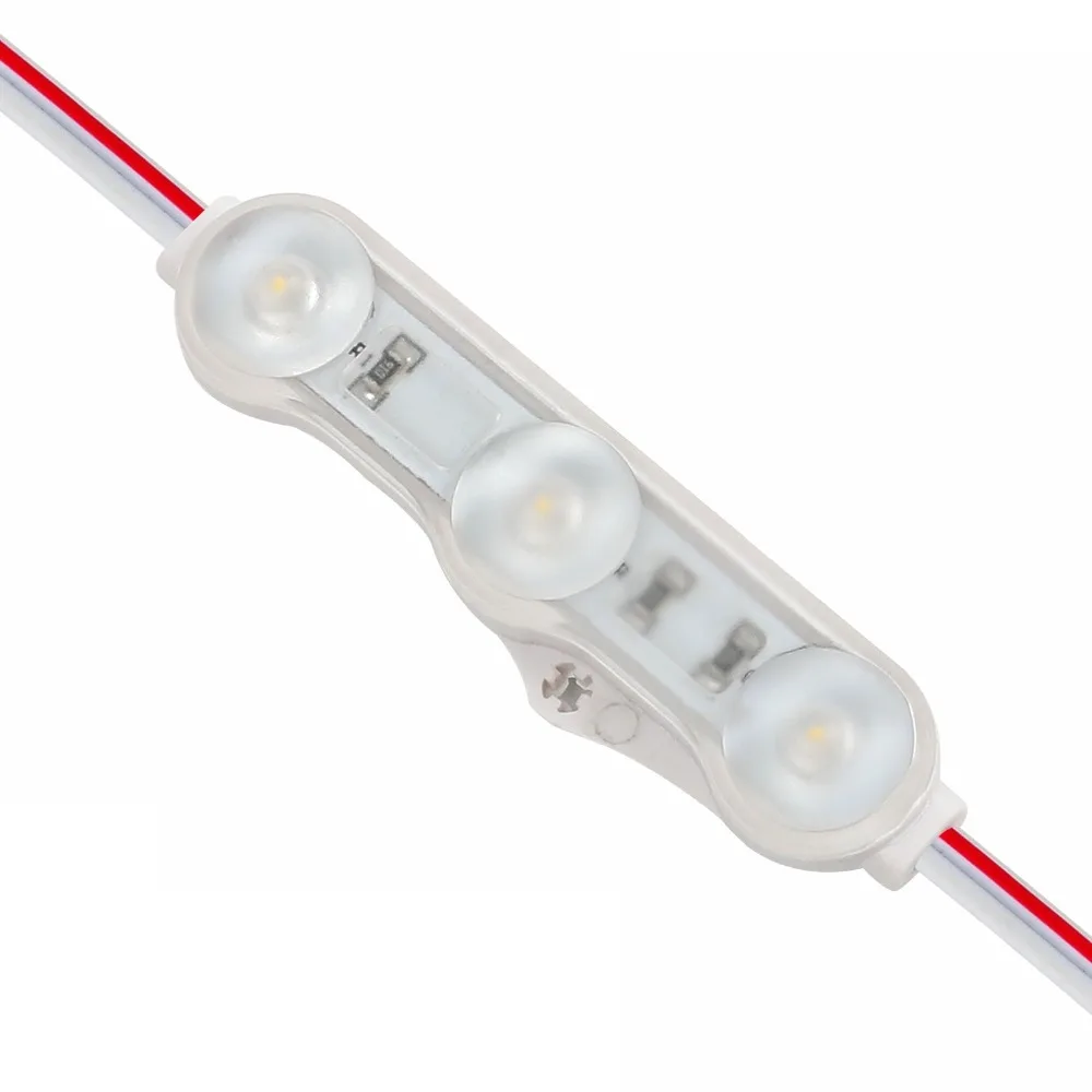 

40pcs 180 Deg Back Light 1.5W LED Injection Module pvc abs DC12V White 2835 SMD Waterproof for Letter Sign signal channels