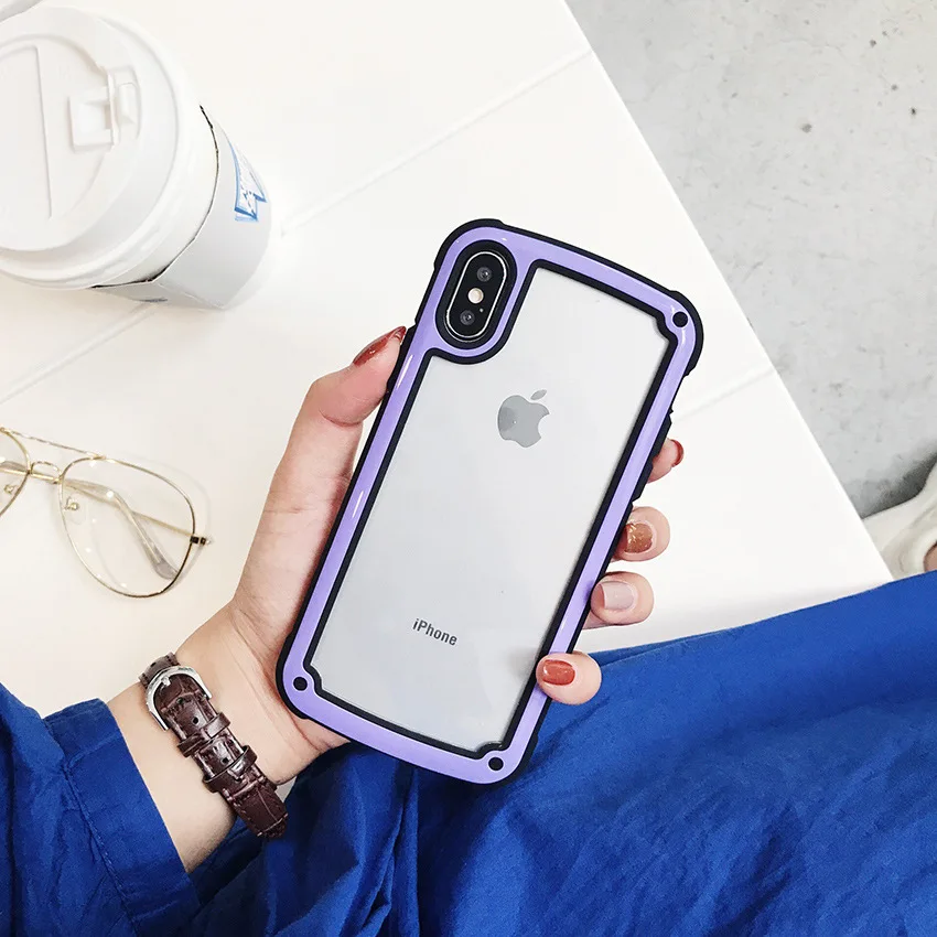 

Simple Cute Border Mobile Cases For iPhone 7 Cases iPhone 7 Plus Cases Cute Cover With Anti-fall Protective Waterproof Cover