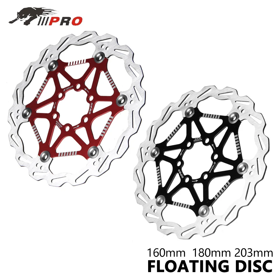 SNAIL Original Mountain Bike Cycling MTB Floating Disc Brake Rotor 160mm 6 Bolts