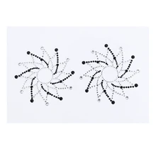 Наклейки на тело Грудное лицо Драгоценности Татуировки акриловые слезы драгоценные камни Бинди наклейки на грудь грудные пирожки(разные цвета