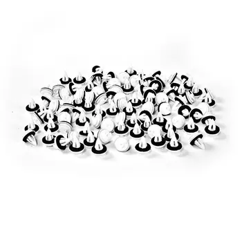 

Interior 50pcs Door Panel Fixing Push pins Fender Fastener clips For E46 X5 M3 M5 Z3 Plastic White Replacement
