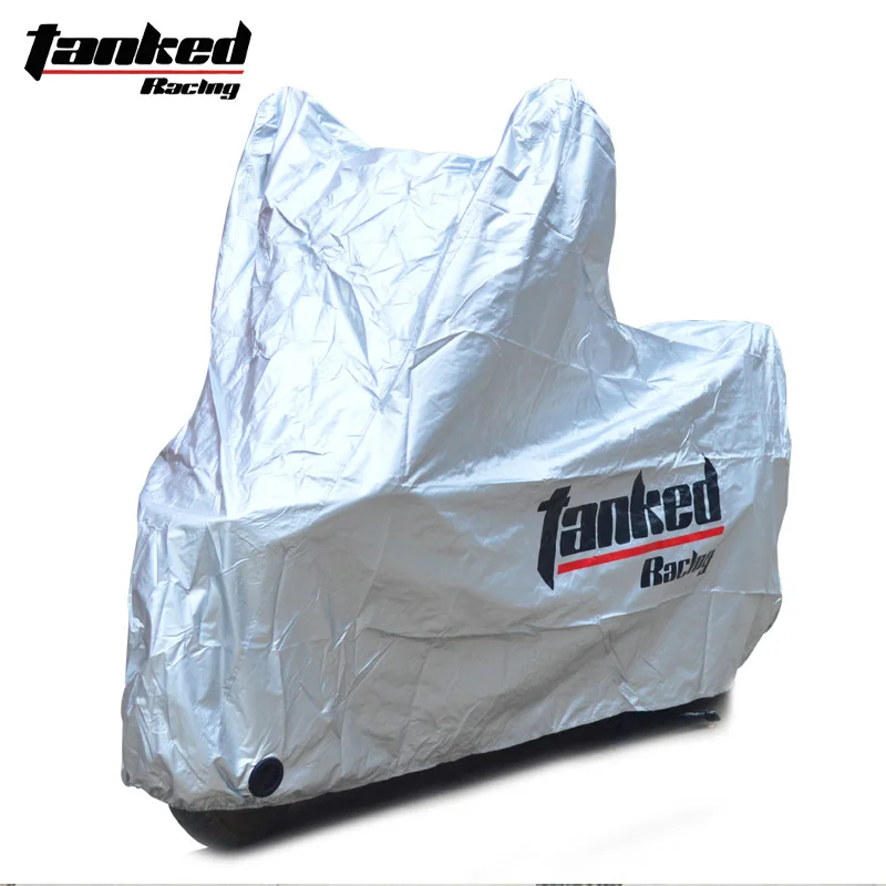 

TANKED RACING Motorcycle Cover Waterproof Motor Bike Cover Rain Cover Outdoor Anti-UV Dust Protection Package S - 2XL