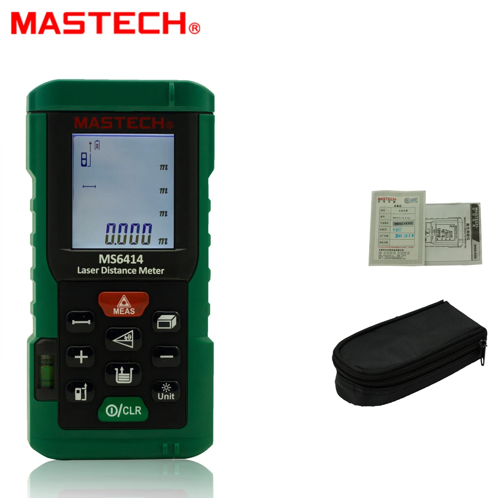 MASTECH MS6414 40 м лазерный дальномер точность/1,5 мм электронная линейка Лазерная линия дальномер измерительный прибор подсветка