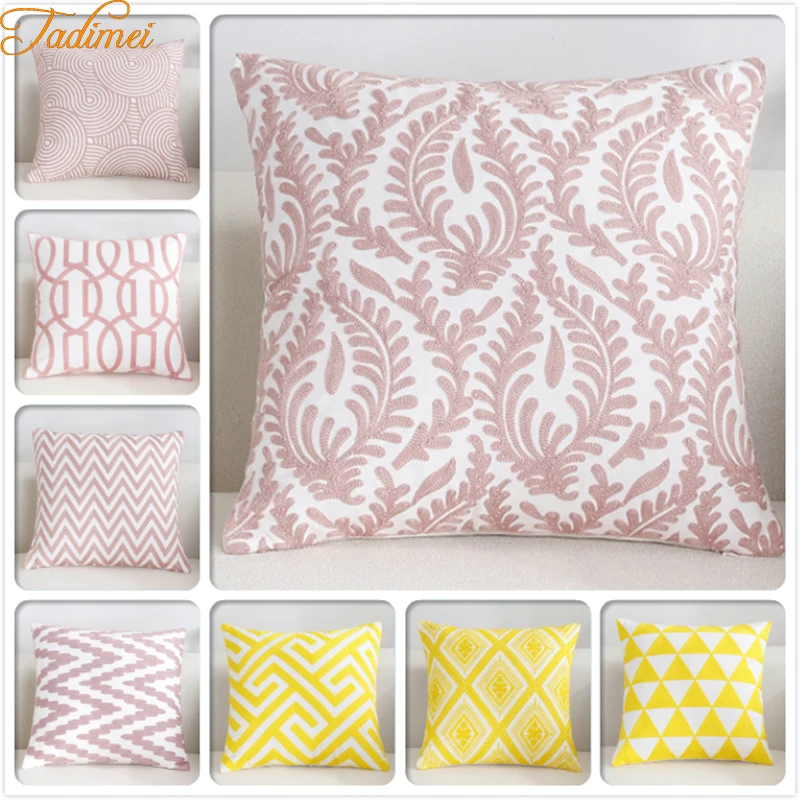 

18x18inch 45*45cm Office Hotel Decors Outdoor Garden Luxury High Quality Back Lumbar Cushion Cover for Sofa Car Bed Cushioncover