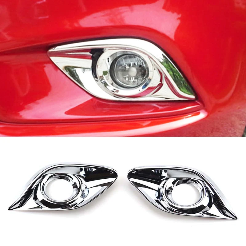 Для Mazda 6 Atenza GJ 2013 хромированный передний противотуманный светильник, противотуманный светильник, накладка на лампу, украшение для автомобиля - Цвет: type-E