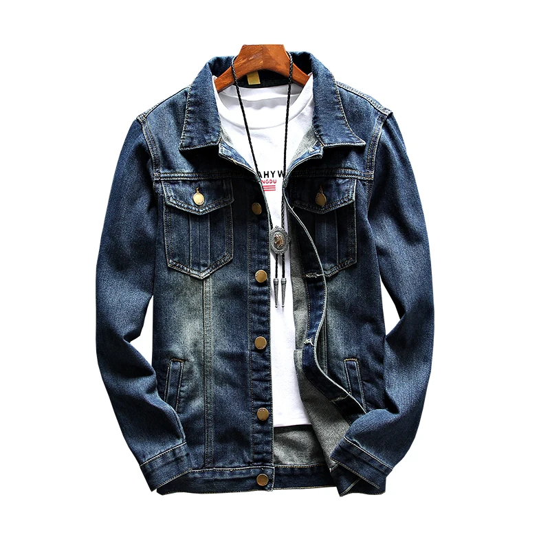 

2019 denim jacket spring & autumn men denim jacket & coats men Slim Fit solid jackets Man cowboy vest
