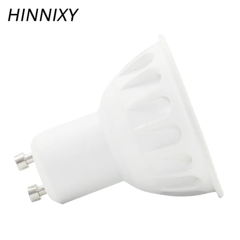 

Hinnixy 6PCS/Lot LED MR16 GU10 Spotlight Bulb For Pendant Lamp 5W 100V-240V White PC Housing 450lm Living Room Bulbs No Flicker