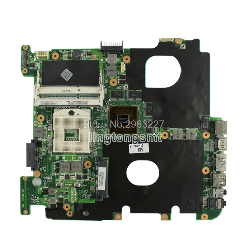 For ASUS N43J N43JF N43JM N43JQ Laptop Motherboard REV2.0 HM55 2 Ram SLOTS GT425M Mainboard 100% Te