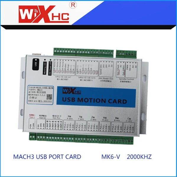 

HOT SALE! mach3 usb CNC Motion Controller breakout board 5th generation