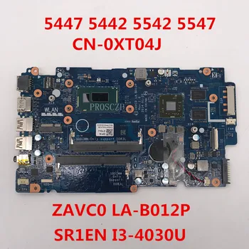 

For Inspiron 5447 5442 5542 5547 Laptop motherboard CN-0XT04J 0XT04J ZAVC0 LA-B012P With SR1EN I3-403 100% working well