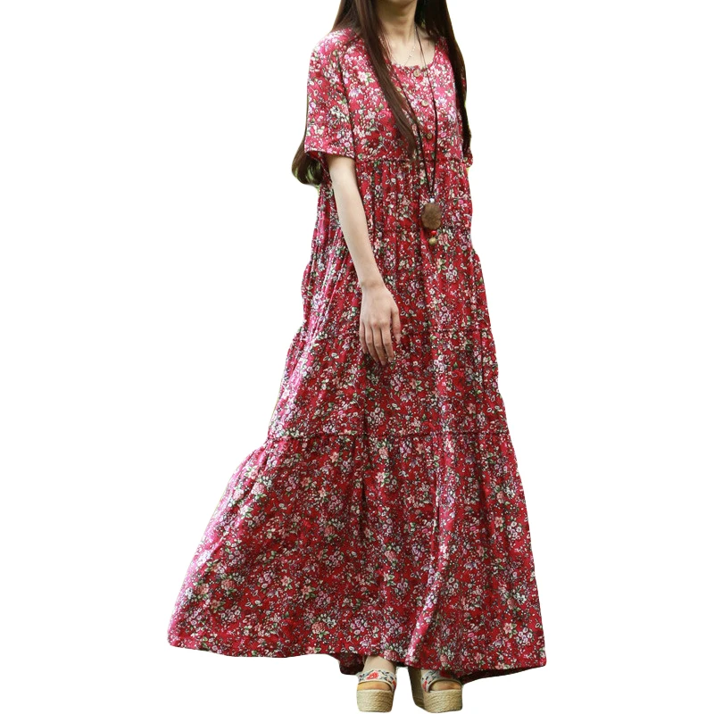 Longue Plus Size Maxi Femme Vestidos 1