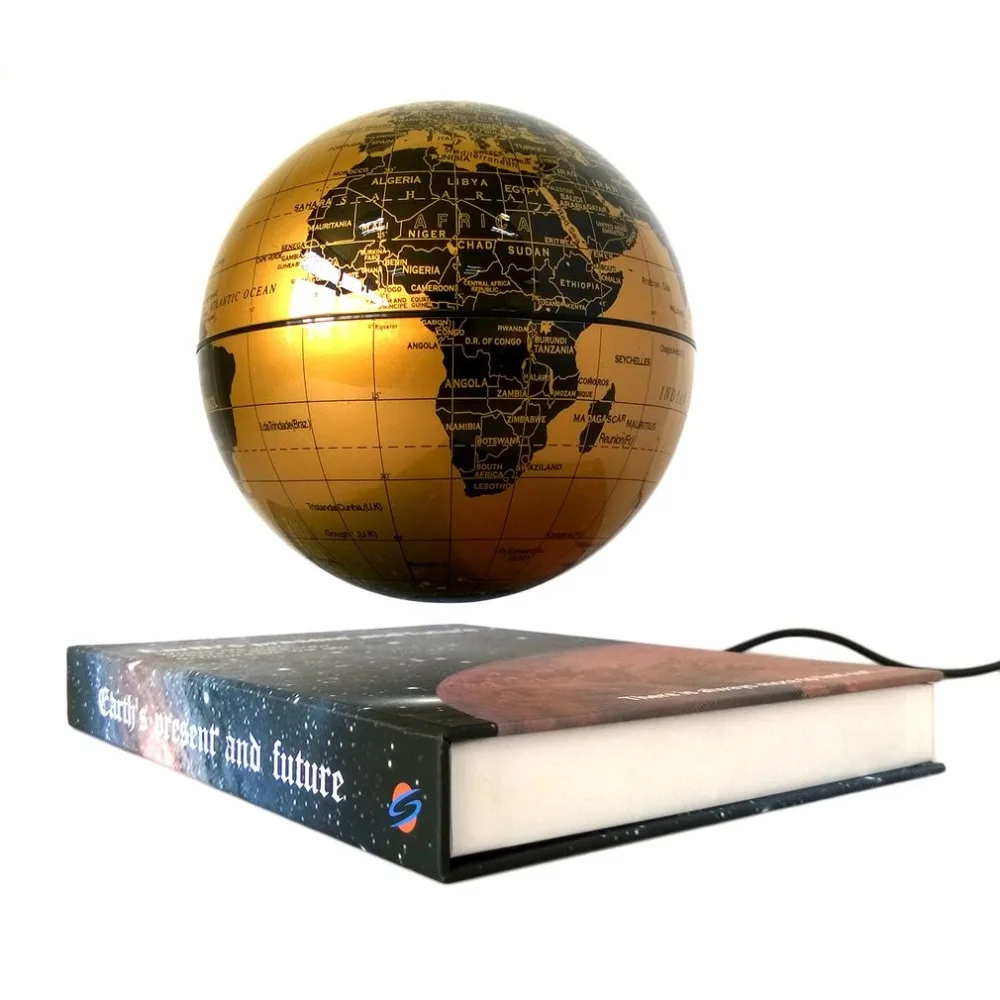 

6 inch Magnetic Rotating Globe Anti-Gravity Floating Levitating Earth globe world Map For Desktop Office Home Decor best gift