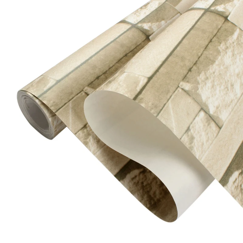 10mx0.53m PVC Modern Stone Brick 3D Wallpaper DIY Living Room Bedroom Mural Roll Wall Background Decor Drop ship 10mx0.53m PVC Modern Stone Brick 3D Wallpaper DIY Living Room Bedroom Mural Roll Wall Background Decor Drop ship