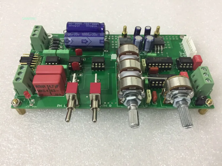 

Ghxamp Hifi Subwoofer filter Preamp Tone Board Dual Way Left Right Channels independent process For 8-15inch Subwoofer Speakers