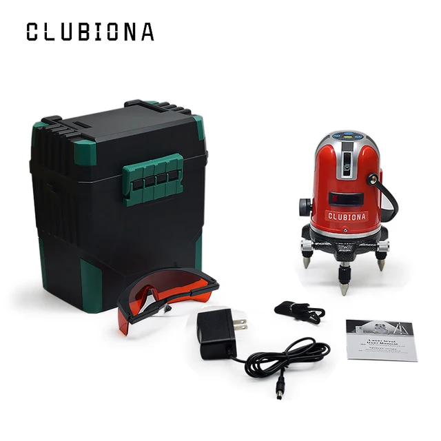 Cheap US PLUG high quality laser module red 5 line 6 point 360 Rotary Corss Tilt Function self-leveling Lazer Line Laser Level Cheap US PLUG high quality laser module red 5 line 6 point 360 Rotary Corss Tilt Function self-leveling Lazer Line Laser Level