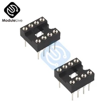 10 шт. 8Pin SIP DIP круглые ИС адаптер припоя Тип покрытый обработанный
