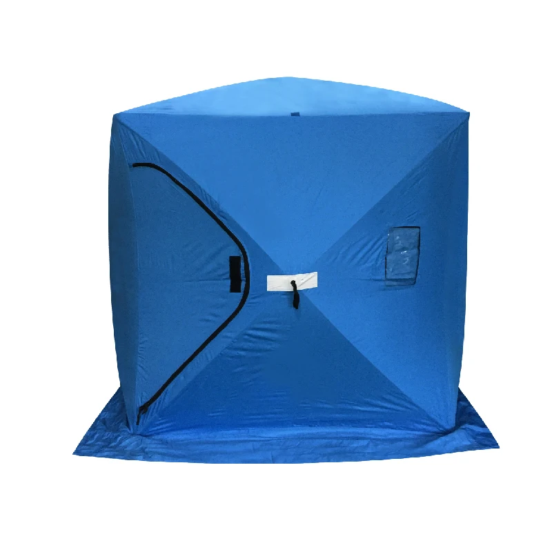 

Outdoors Portable 3 Person Ice Fishing Tent with Ventilation Windows and Carry Pack
