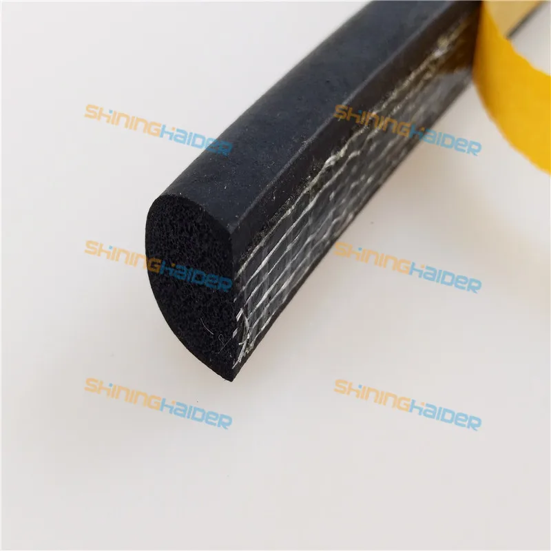 Thickness 5mm 7mm 8mm 10mm 12mm 15 self-adhered semicircle EPDM foaming sealing strip half-round | Обустройство дома