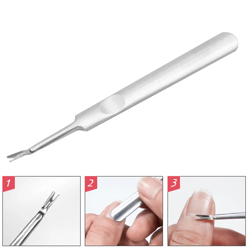 

1Pc Stainless Steel Cuticle Pusher Trimmer Remover Pedicure Nail Art Tools
