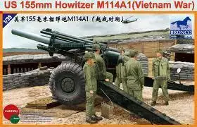 Модель Бронко CB35102 1/35 US 155mm Howitzer M114A1 (Вьетнамская война)|war driving|vietnam warwar knife |