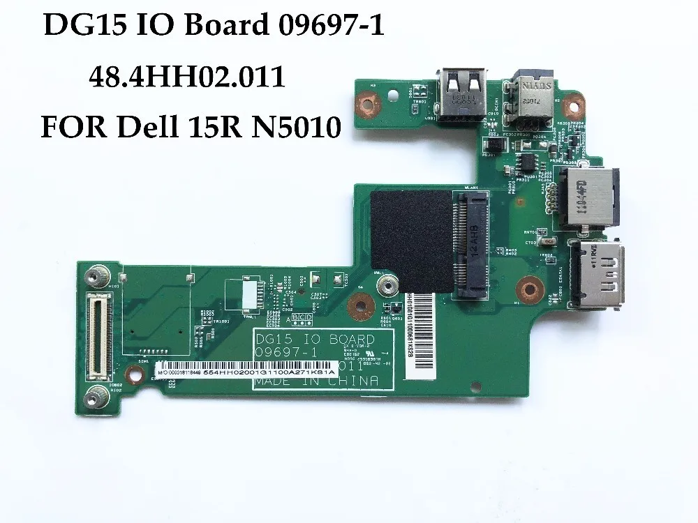 Бесплатная доставка высокое качество 48.4HH02.011 для Dell Inspiron 15R N5010 плата зарядного