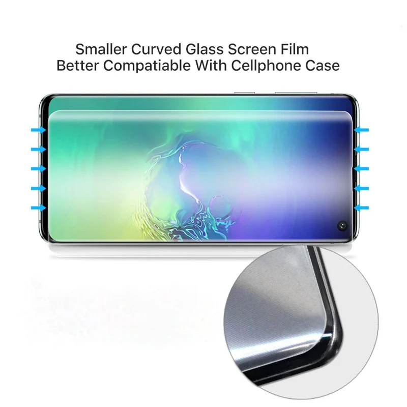 Нано жидкий протектор экрана для samsung Galaxy S10 Plus закаленное стекло полное УФ стекло для samsung S9 S8 Plus Note 8 9 S7 S6 Edge