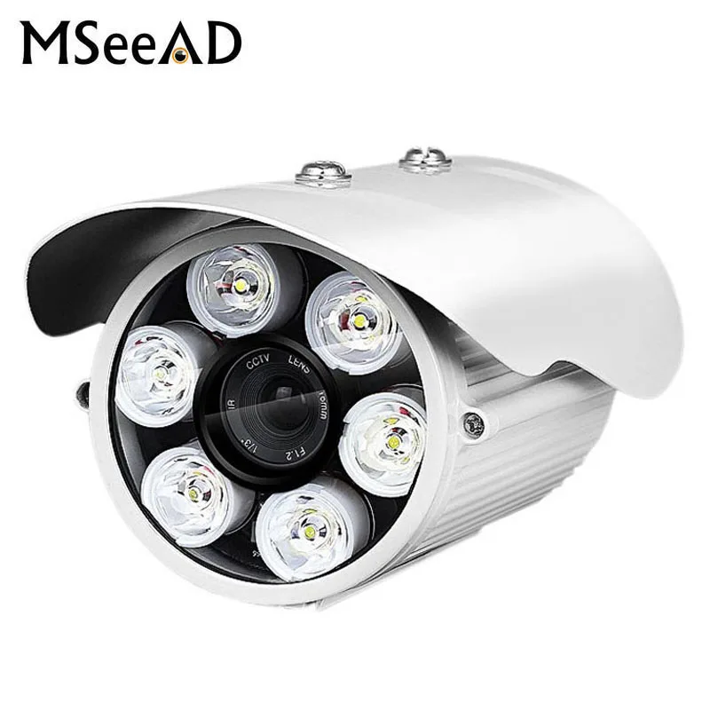 Hot AHD font b Camera b font 1080P 2 0MP Sony IMX323 High Power 6pcs White
