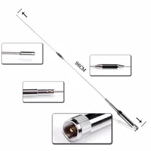 Нагоя NL-770R VHF/UHF 144/430 МГц Двухдиапазонная Мобильная радио антенна 150 Вт PL259 разъем 3,0/5.5dBi с высоким коэффициентом усиления антенна для автомобильного радио