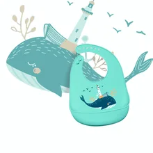 Детские нагрудники, водонепроницаемые Силиконовые Слюнявчики для кормления младенцев, регулируемые Слюнявчики, детские вещи для новорожденных, Мультяшные принты, нагрудник для мальчиков и девочек