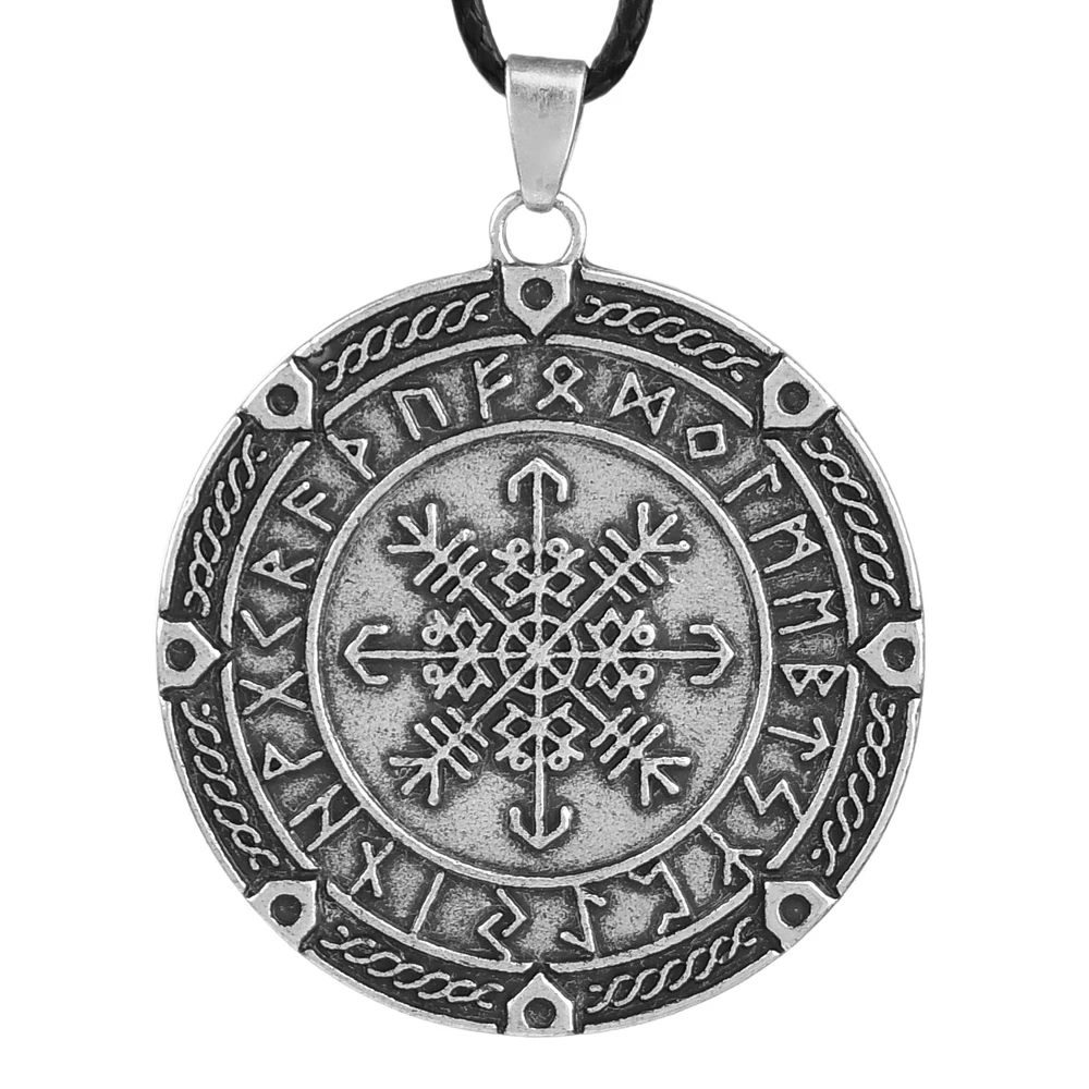 Викинг скандинавский РУНИЧЕСКАЯ подвеска винтажная Серебряная талисман Лучший