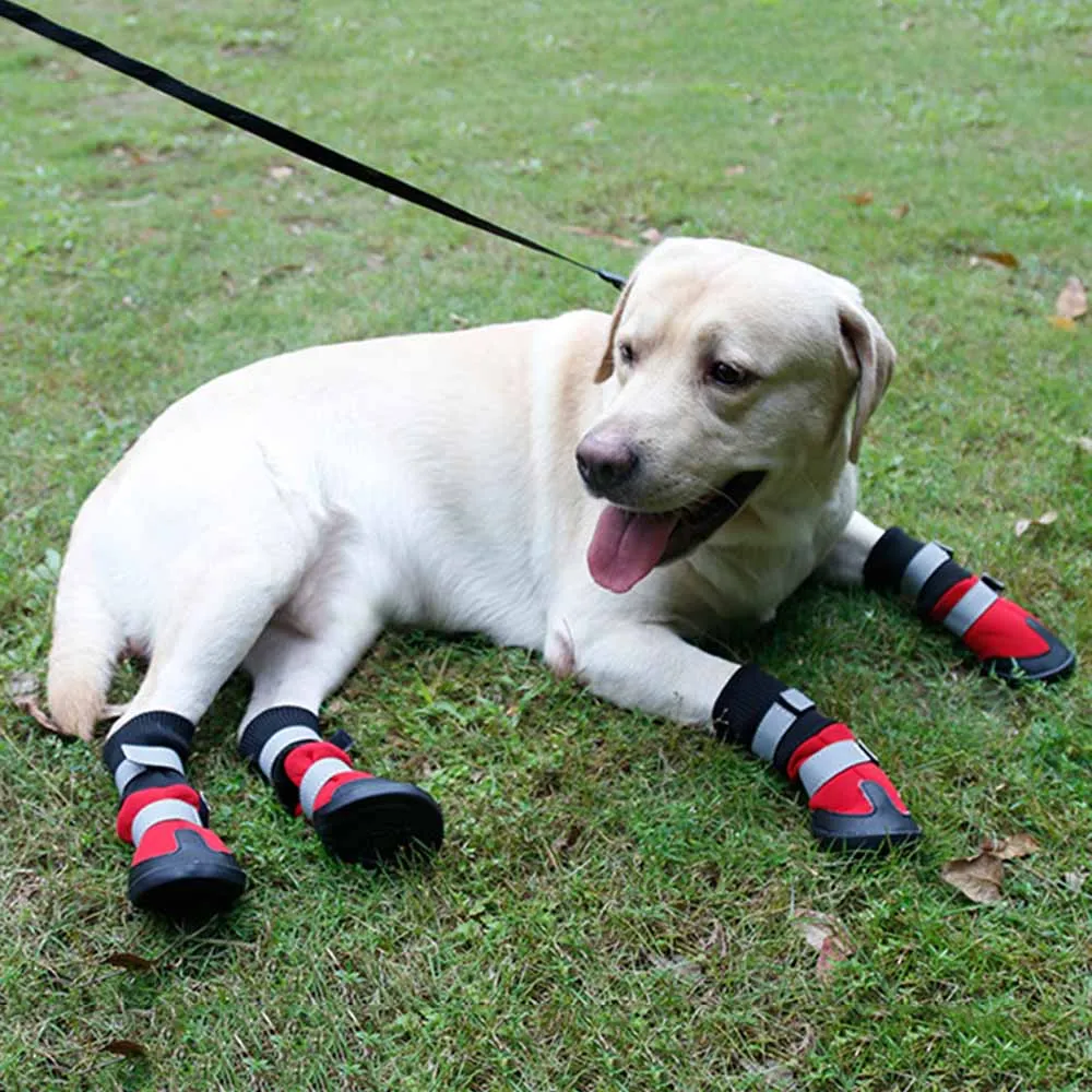 Outdoor Large Dog Shoes Anti Slip Big Dog Boots for Medium Large Dogs