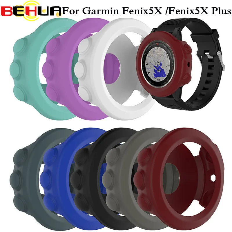 Силиконовый чехол для Garmin Fenix 5X Plus Смарт часы с GPS изысканный мягкий защитный