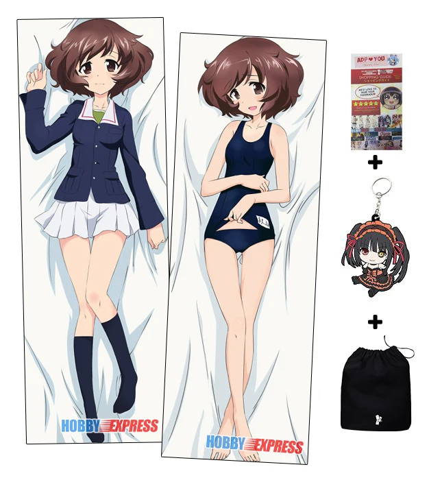 

Hobby Express Girls and Panzer - Yukari Akiyama Otaku Waifu Dakimakura Japanese Pillow Cover H2654