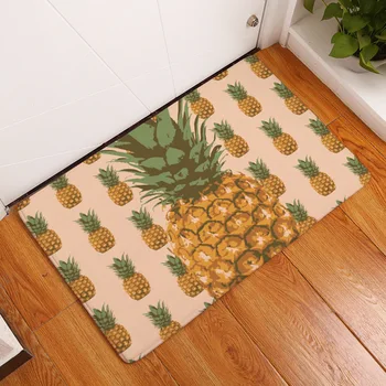 

CAMMITEVER Bright Color Pineapple Lemon Mat Kids Room Rug Bedroom Mat Soft Area Rug Rectangle Mats Home Decor
